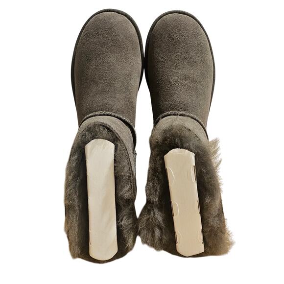 Ugg W Mini Bailey Bow II Grey Size 6 US Women's 1016501 - Picture 6 of 8